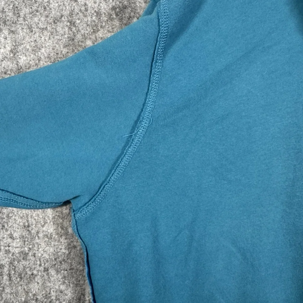 Vtg Polo Ralph Lauren Sweatshirt Hoodie Mens XL Blue Distressed punk hipster